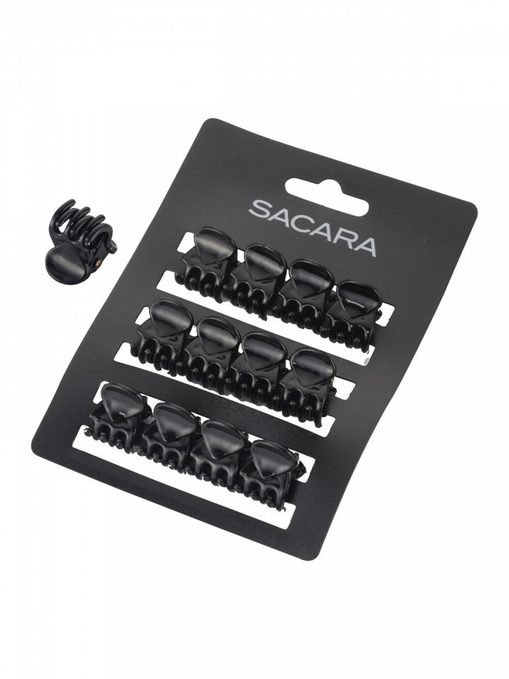 מארז 12 קליפסים מבריק S  שחור