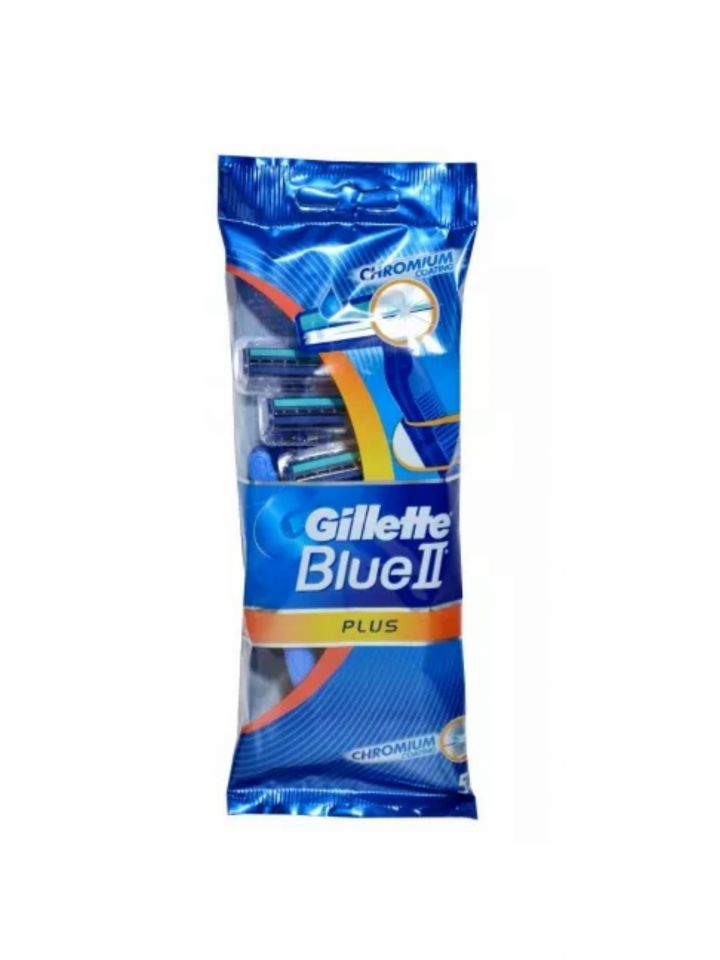 ג’ילט סכין גילוח חד פעמי בלו טו פלוס 5 יחידות