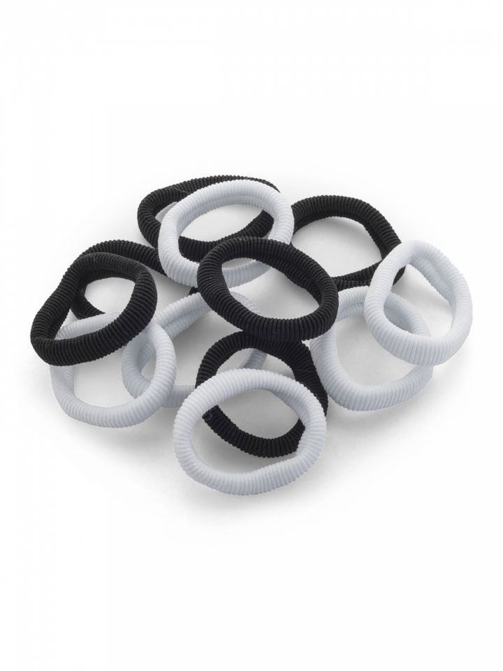 סט גומיות שחור לבן