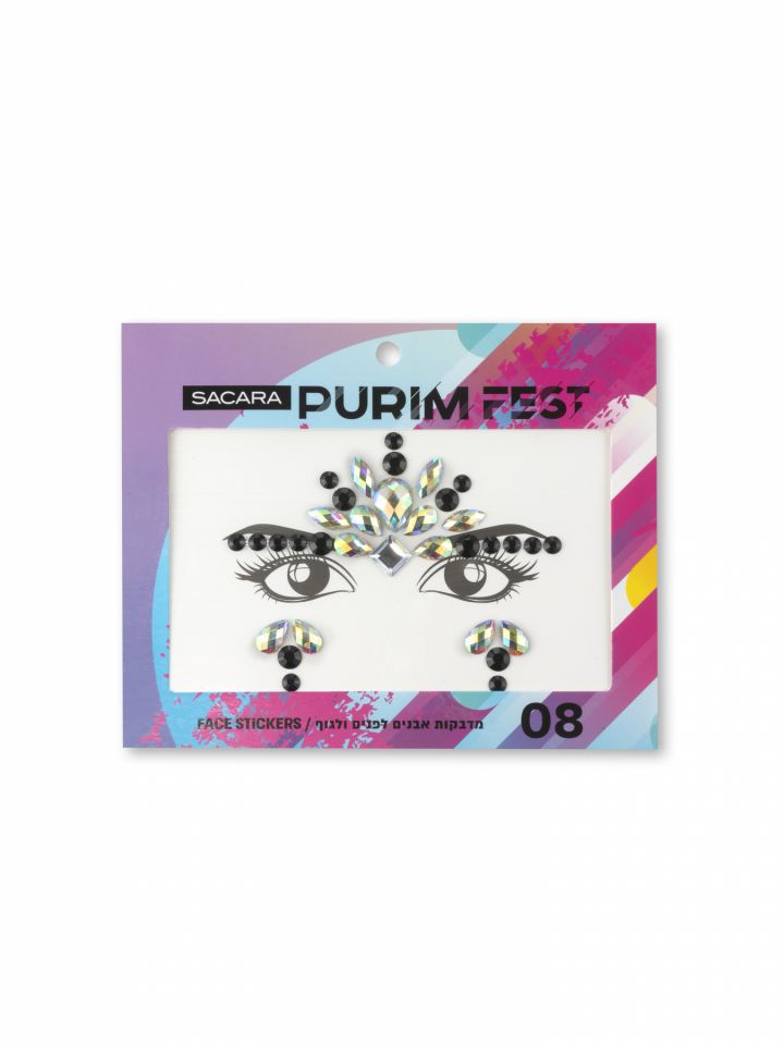 מדבקת פנים 25