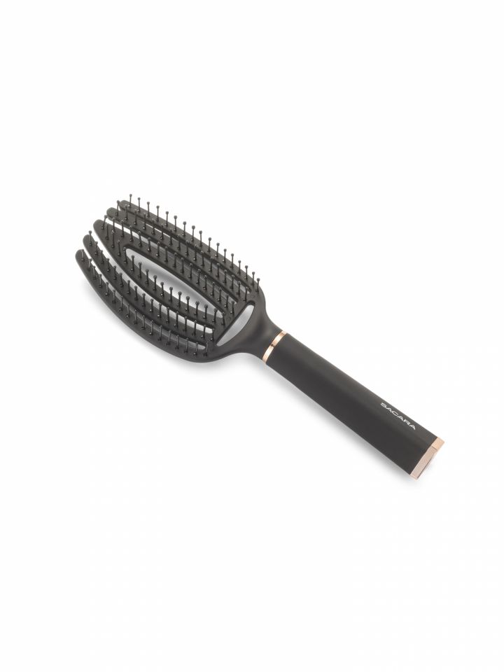מברשת שיער גמישה להתרה מקצועית - שחור