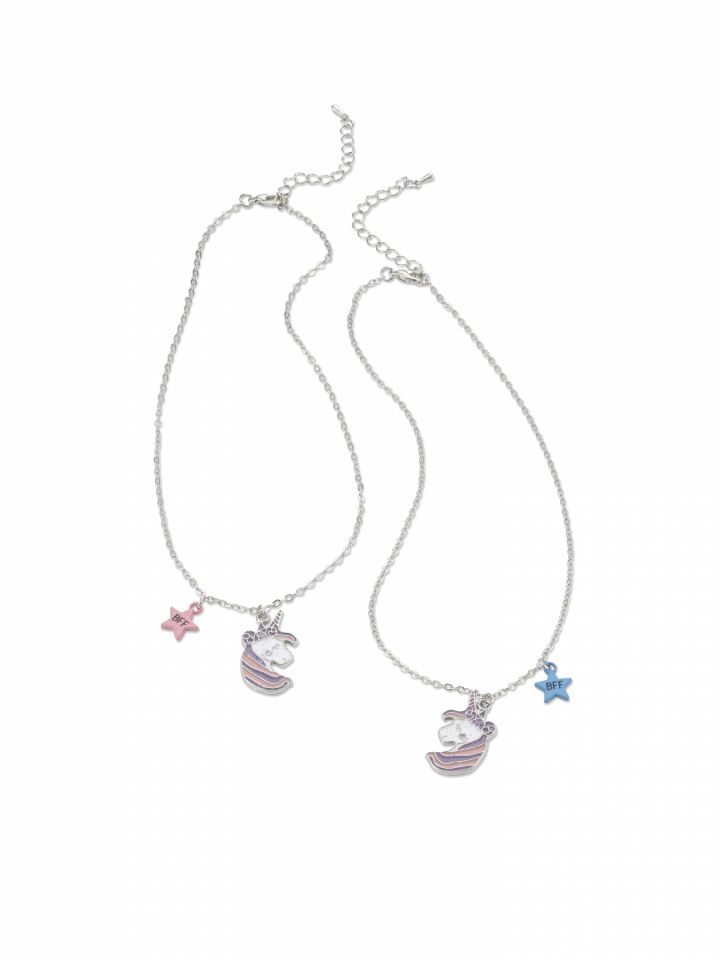 סט 2 שרשראות - נסיכות BFF