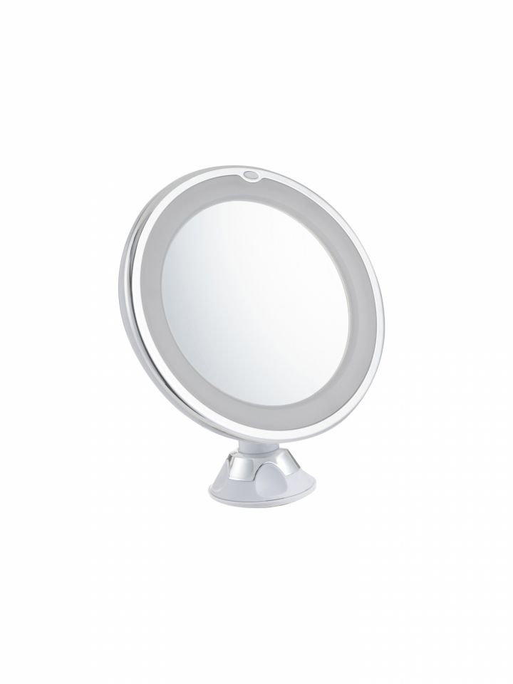 מראה נצמדת עם תאורה – הגדלה עד פי 10