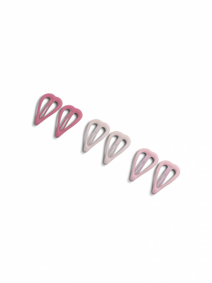 מארז סיכות לבבות - גוונים ורודים