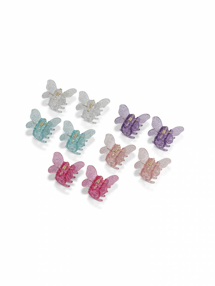 מארז 10 קליפסים פרפרים