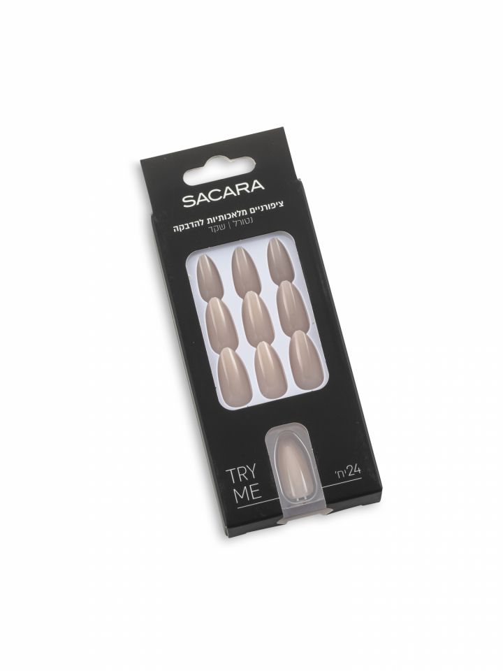 ציפורניים מלאכותיות - נטורל שקד