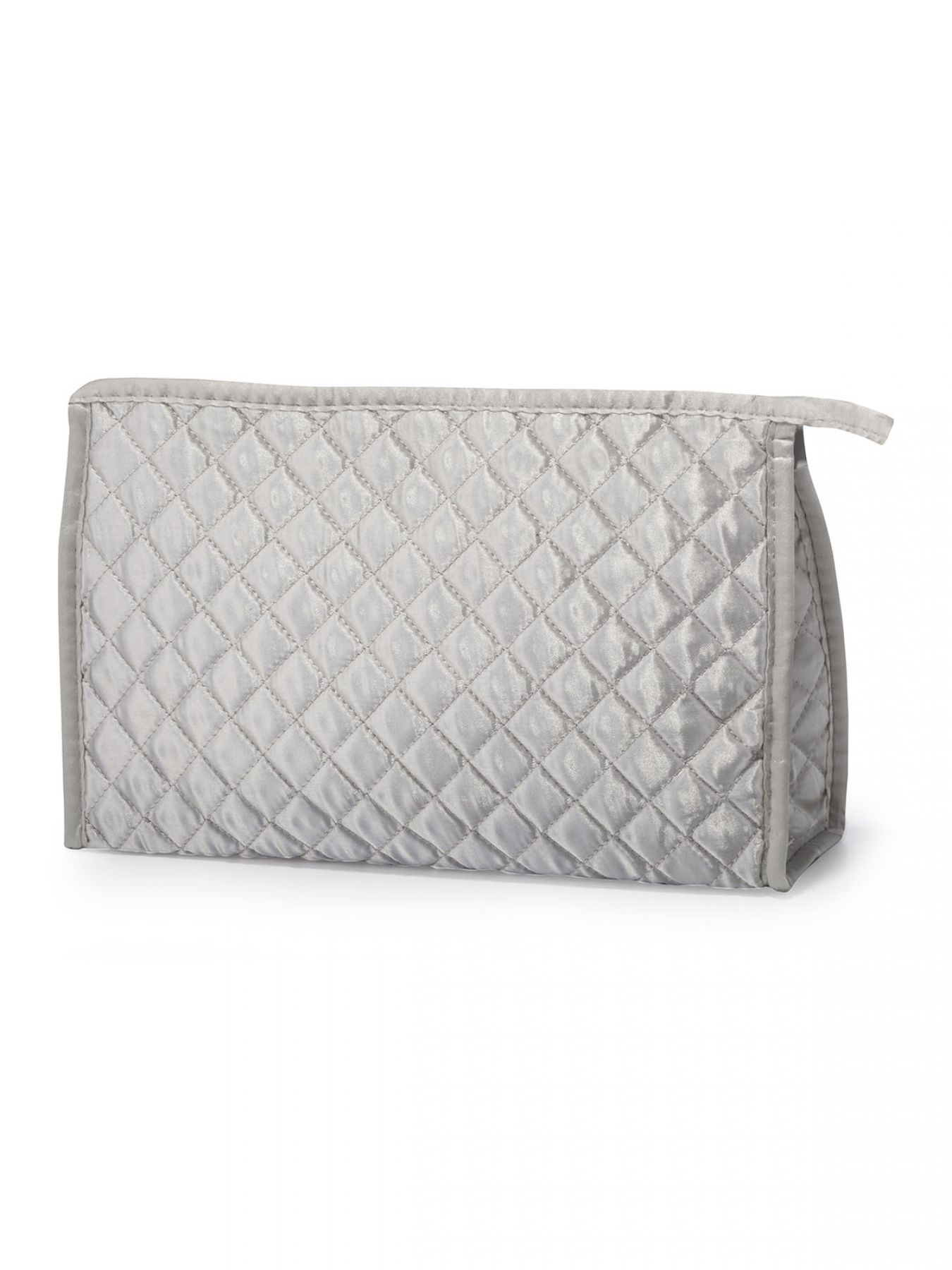 תיק רחצה נשים כסוף אלגנטי