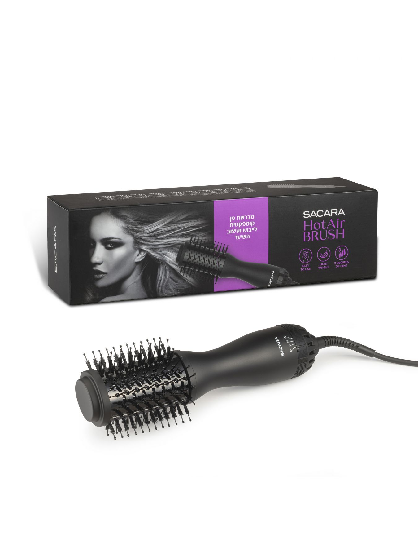 מברשת פן חשמלית מיני