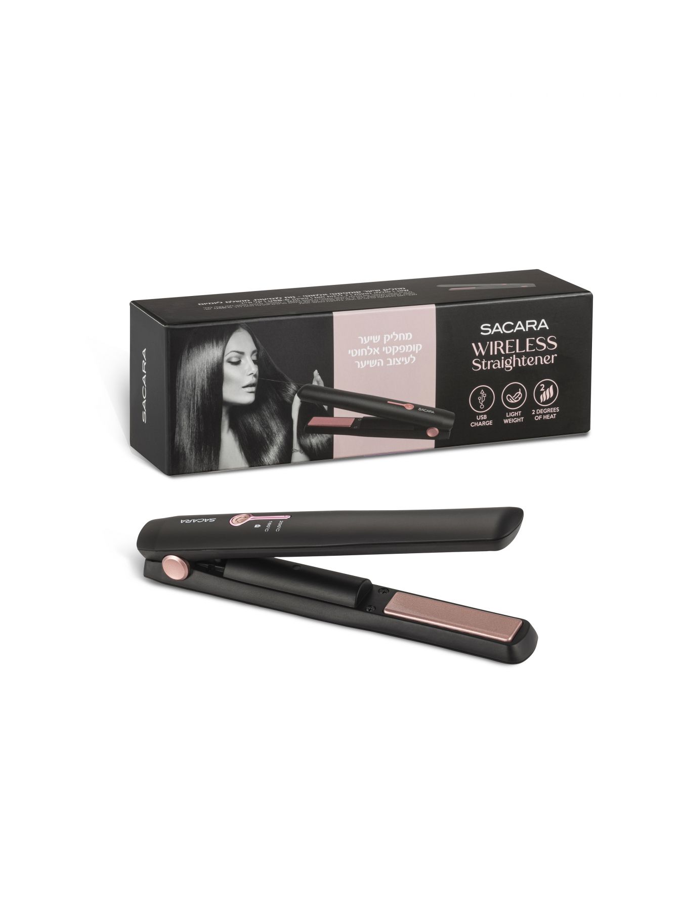 מחליק שיער אלחוטי – לעיצוב מושלם בכל מקום