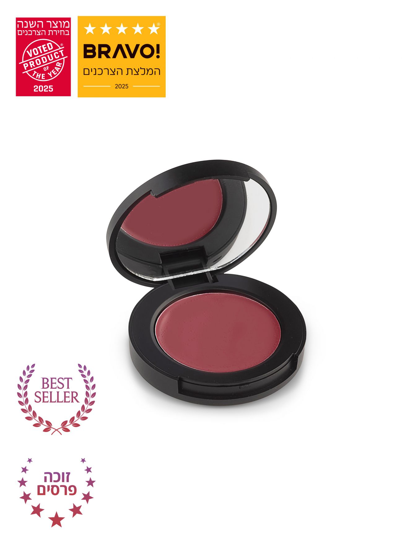 סומק קרם בגימור טבעי