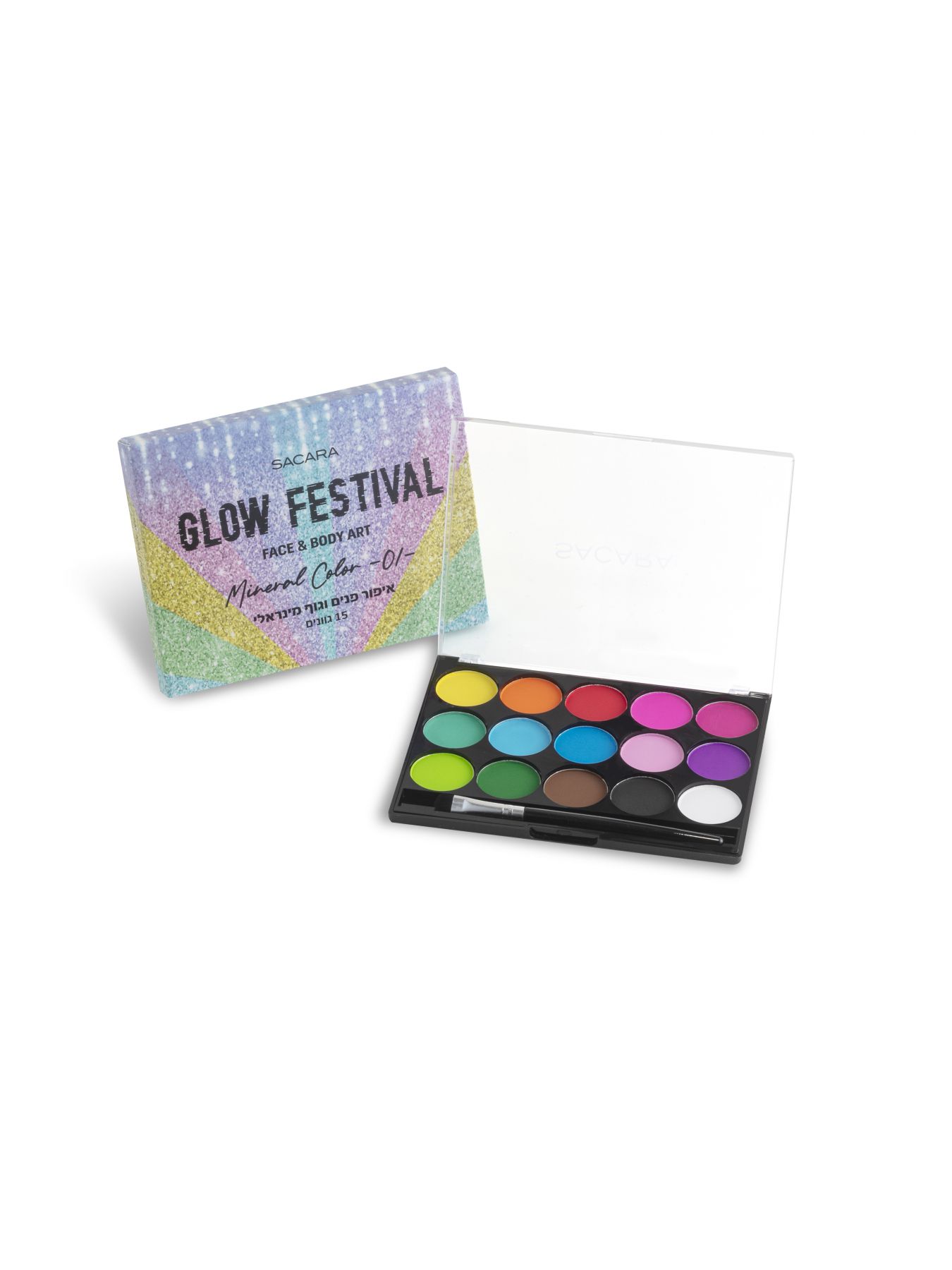 סט צבעי איפור פנים וגוף 01