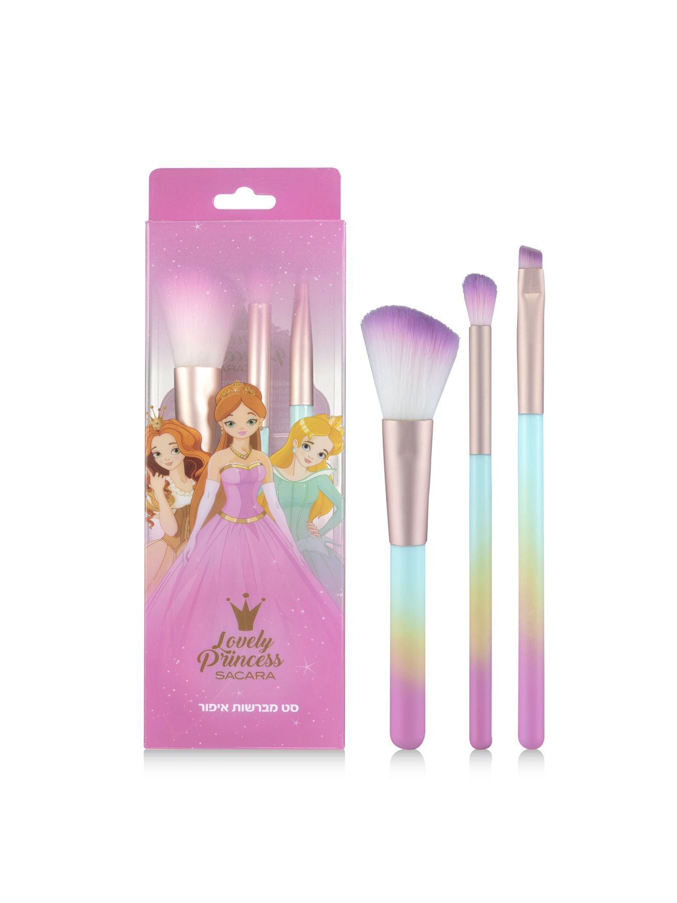 סט מברשות איפור מקצועי לנסיכות