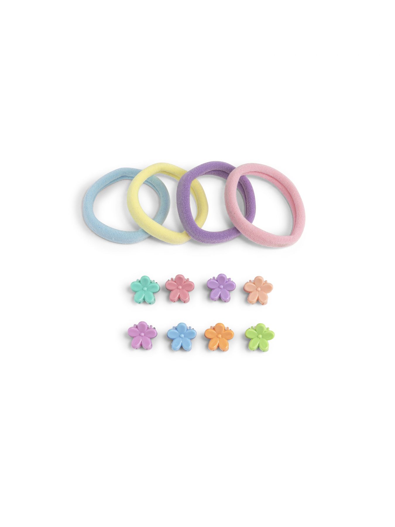 מארז ילדות - גומיות וקליפסים