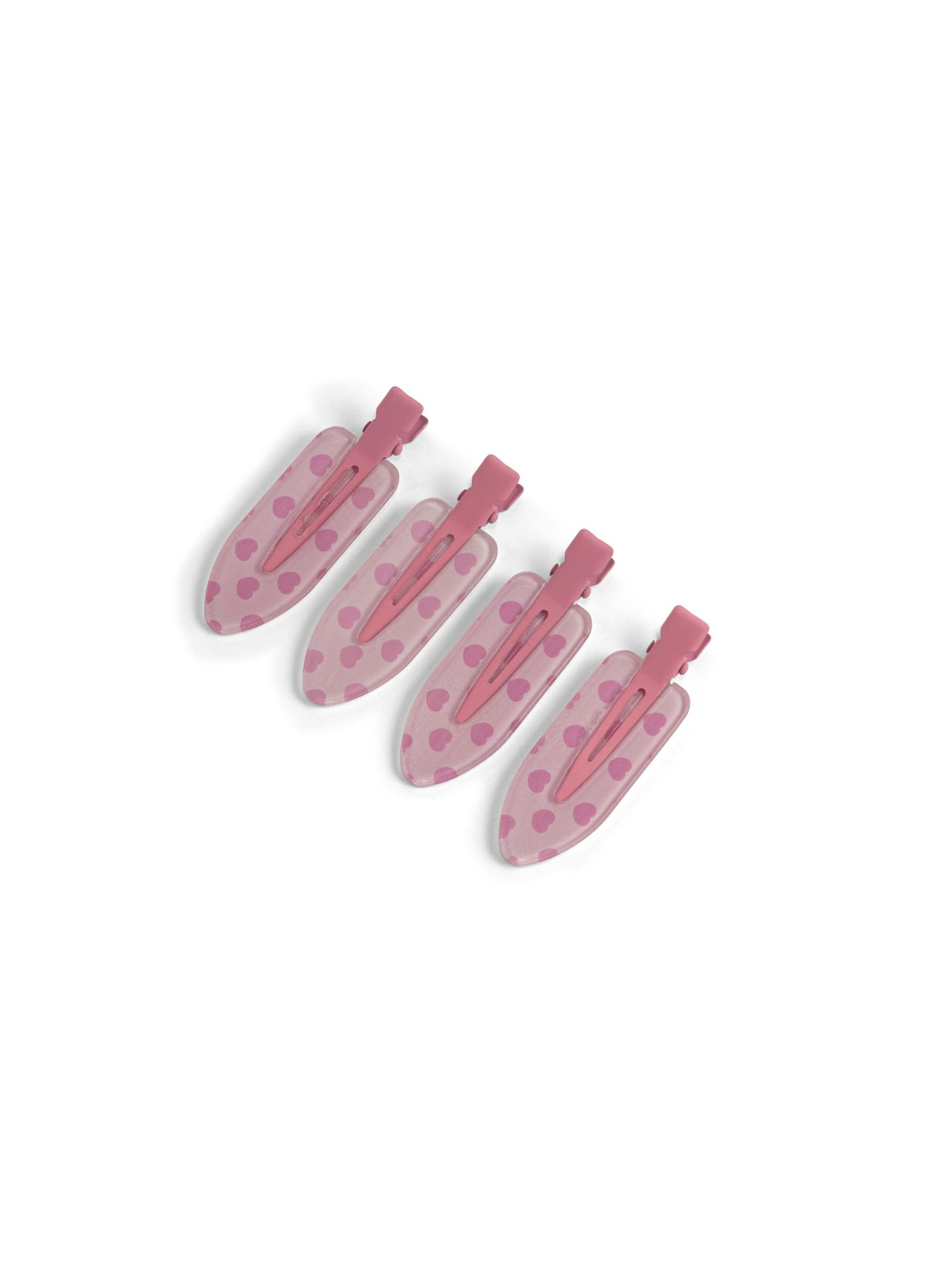 מארז 4 סיכות איפור - לבבות