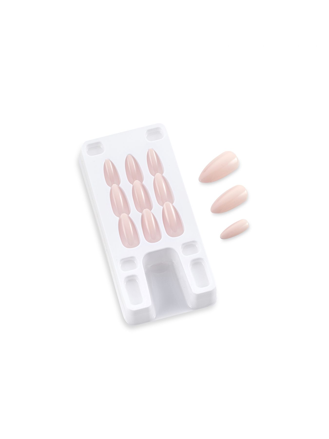 ציפורניים מלאכותיות - ורוד שקד