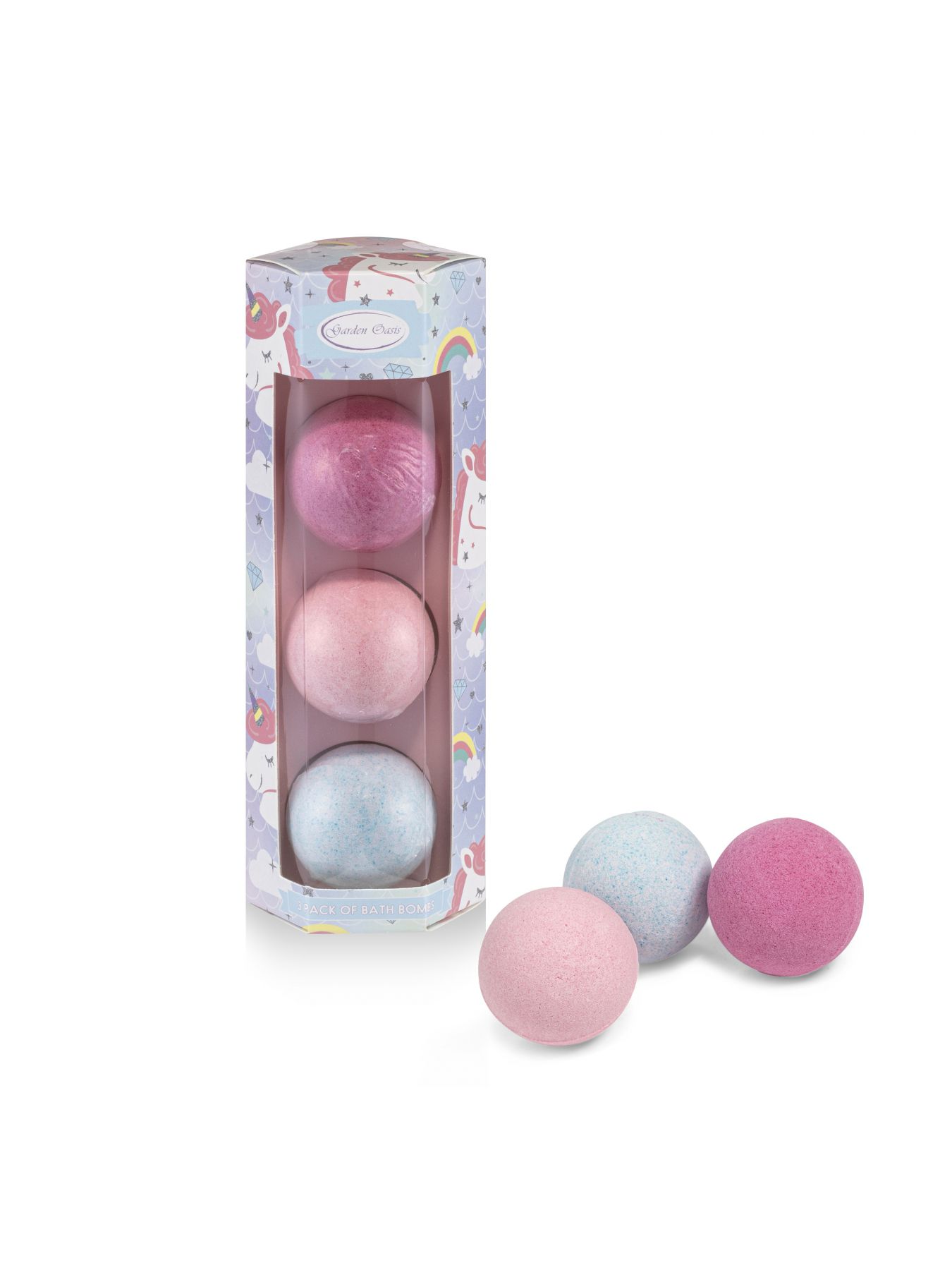 מארז שלוש פצצות אמבט GARDEN OASIS