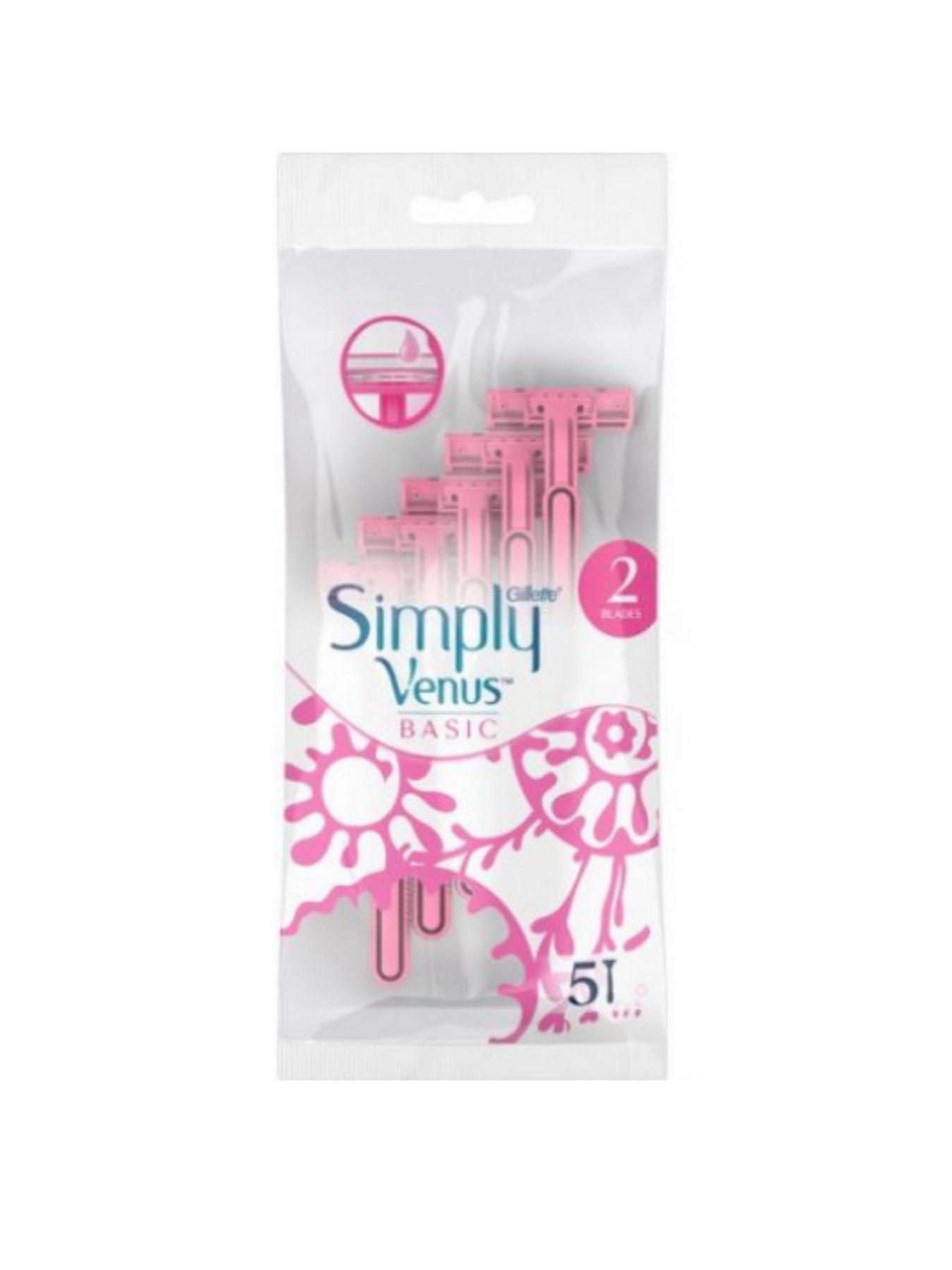 ג’ילט ונוס סימפלי 5ידיות ( 2להבים)