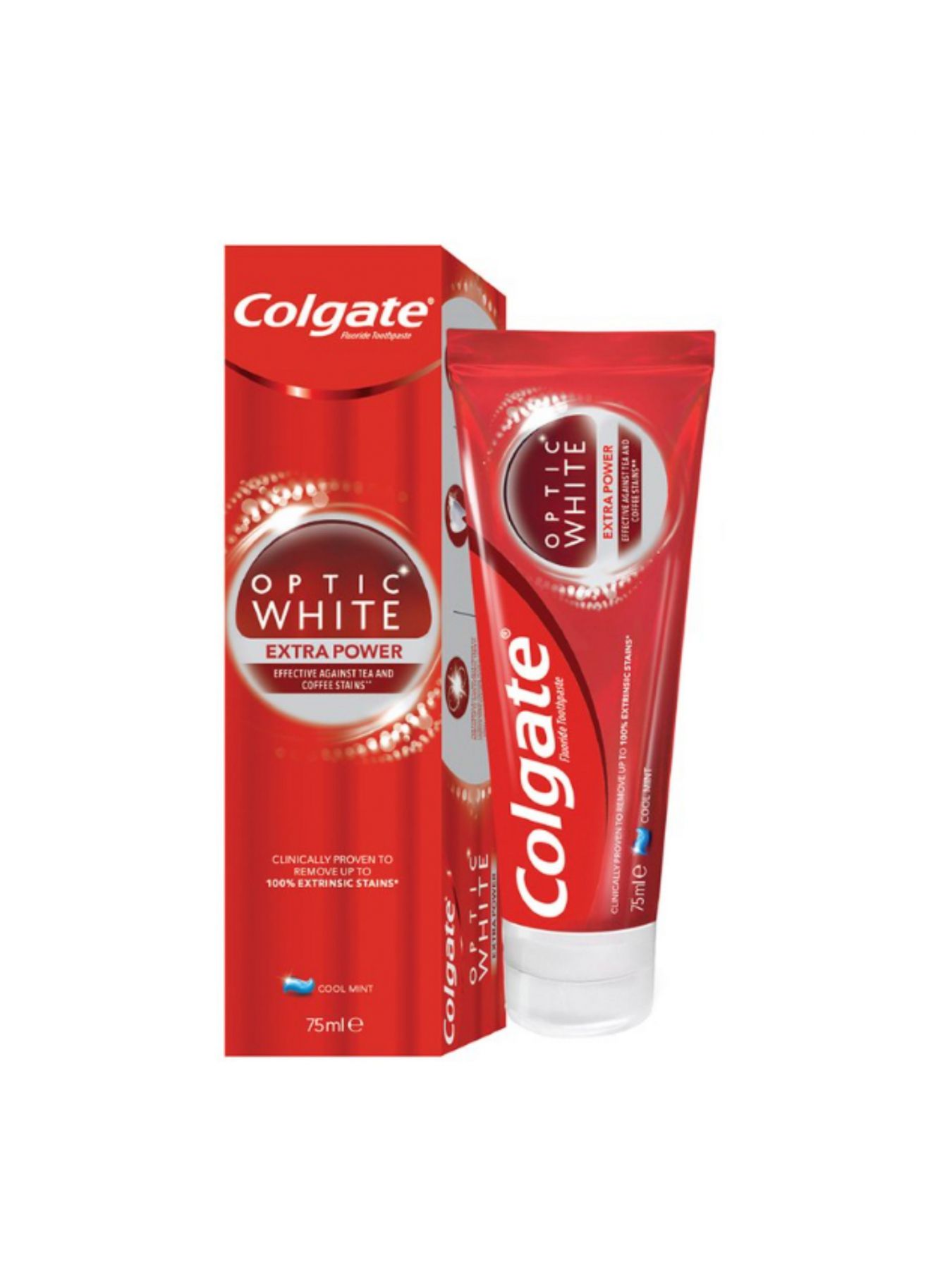 ולגייט אופטיק וויט אקסטרה פאוור משחת שיניים 75מל